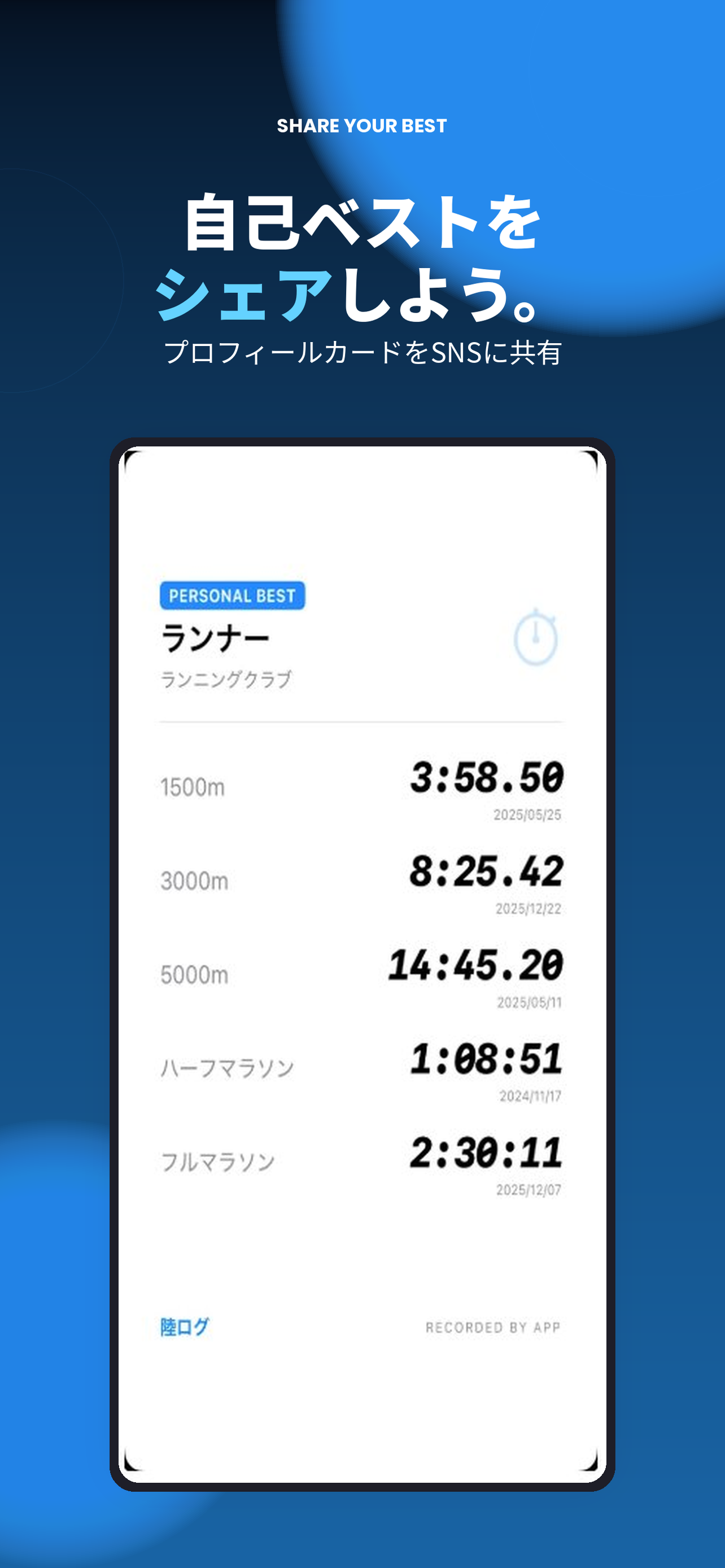 陸ログ シェアカード